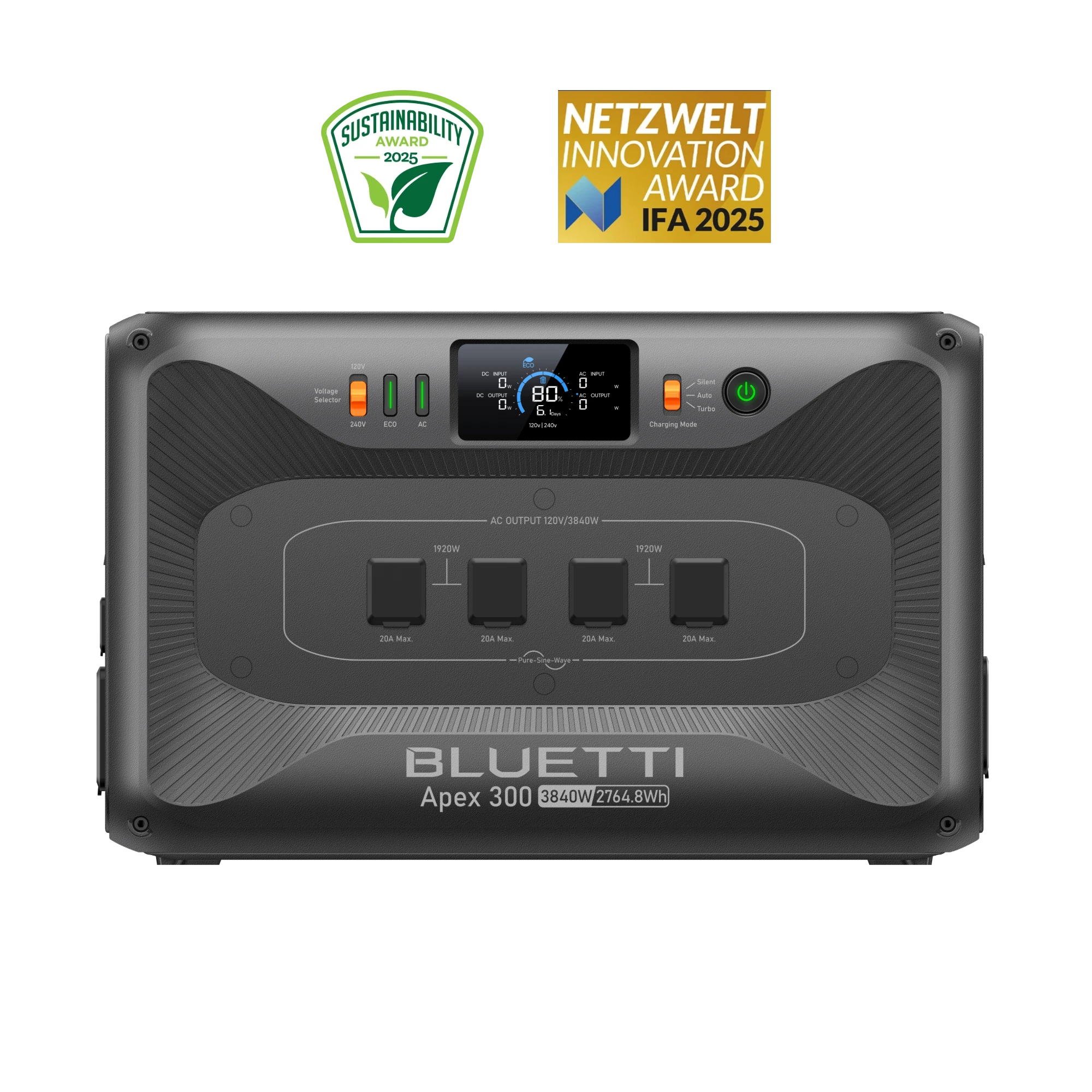 BLUETTI B300 Expansion Battery | 3,072Wh | 12V Rechargeable